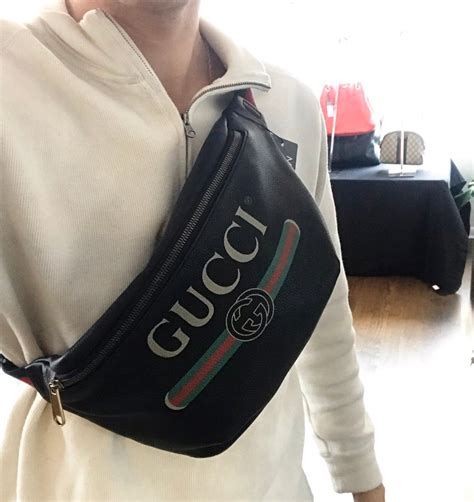 gucci fanny pack men's cheap|gucci fanny pack vintage.